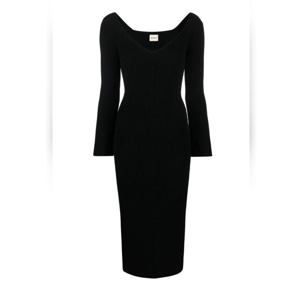 Khaite Pia Dress in Black